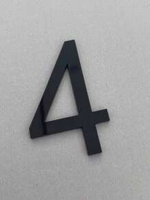 1 套 0-9 自粘彩色透明邮箱号码：酒店和办公室装饰门牌贴纸，金属饰面数字，耐用壁挂，适用于感恩节、万圣节、圣诞节房间装饰