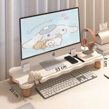 Storage Rack - [Single Layer] Curved Edge White 55*20 - View 6