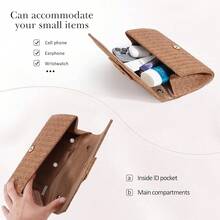 Straw Clutch Purses Women Summer Beach Bag Raffia Crossbody Purse Woven Envelope Handbag - màu nâu - Xem 5