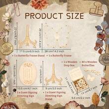 1 طقم كتاب ضيوف بديل للزفاف HYMENEX، كتاب ضيوف لحفل الزفاف، كتاب ضيوف بشعار قلب خشبي، لحفل زفاف أو عيد ميلاد أو ذكرى زواج