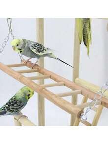 Parrot Climbing Frame, Medium/Small Bird Perch & Exercise Stand, Cage Accessory Playset, Claw Grinding Bird Rack