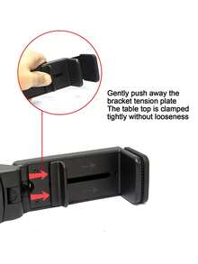 Flugzeug Handyhalterung, tragbarer Reiseständer Schreibtisch Flug faltbar verstellbar drehbar Selfie Halterung Zughalterung, Sitzhalterung, 360° drehbar multifunktional großer faltbarer Handy Tischständer - verstellbare Höhe, kompaktes Design, Flugzeugsitz, Hochgeschwindigkeitszug, Kofferraum, Küchenschrank kompatibel - robuste Kunststoffkonstruktion