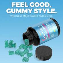 JEMEESEN Stress Relief Candy - Balance Cortisol And Emotions| Daily Calm And Rhythm Support, Breaks Stubborn Belly| Contains Ashwagandha, Maca, L-Theanine, And GABA| 60 Capsules| Delicious Berry Flavor