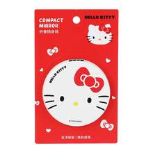 Miniso Hello Kitty Classic Double-Sided Folding Pocket Mirror - Round, Red Bow, High-Definition Mirror, Lightweight And Portable, Essential For Outings (1 Piece) - Red and White - View 11
