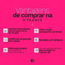 Women's Sun Earring With Zirconia 18K Gold Plated - D France Semijóias - 彩色 - 查看 2