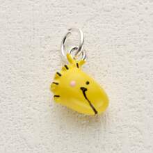 1PC Halloween Themed Cute Cartoon Copper Alloy Enamel Pendants - DIY Jewelry Accessories For Bracelet, Necklace & Earring Making