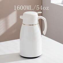 1 Stück Wärmflasche, 1L/1,3L/1,6L/1,9L Großer Fassungsraum, hochwertige Glaskanne Thermoskanne für das Studentenwohnheim