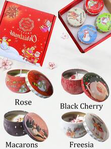 Set di candele profumate, set di candele aromaterapia, set di candele profumate natalizie, candele profumate natalizie, set regalo di candele profumate, per matrimonio, compleanno, festività, bomboniere matrimonio, candele aromaterapia per casa, regalo di San Valentino, decorazione hotel, Buon Natale, decorazione camera, regali, scatola regalo creativa per amici e famiglia, decorazioni natalizie per la casa, regali di Natale