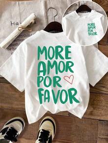 Women's Casual Graphic Short Sleeve T-Shirt, Streetwear Style, Cute Summer Top, ChristmasPrinted Round Neck Short Sleeve Women's Tee - Daily Casual, S - 白色 - 查看 4