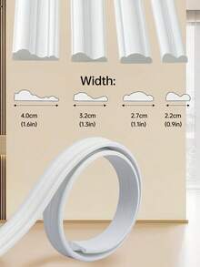 Elegant PVC Self-Adhesive Decorative Strip - Flexible And Bendable, Suitable For Walls, Floors, Cabinets - Easy Installation, European Home And Floor Decoration, Wall Decoration, Home Accents | Fashionable Glossy Surface | PVC Material - Multicolor - View 5