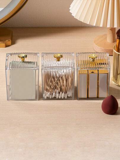 1pc/2pcs/3pcs/Set Clover Square Storage Box, Lipstick/Swab/Makeup Sponge Organizer, Cosmetic Storage, Bathroom Storage, Bedroom Storage, Bedroom Decor, Storage, Makeup Organizer, Travel Essentials, Organizer, Beauty, Makeup Box, Makeup Brush Holder, Christmas/ Halloween Gift For Women Bag,Room Decor, Bags,Makeup Bag,Vanity,Travel,Make Up Bag,Travel Essentials,Organizer,Storage,Travel Essential,Makeup Organizer,Makeup Bags,Make Up Organizer,Organiser,Toiletry Bag,Desk Organiser,Cosmetic Bag,Makeup Pouch,Make Up Organize,Vanity Accessories,Make Up Pouch,Make Up Bags,Jewellery Box,Pouch,Makeup Brush Holder,Brush Holder,Perfume Organiser,Pouch Bag