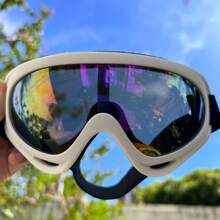 1 Pair Outdoor Cycling Glasses, Winter Ski Goggles, Suitable For Adult Men, Women, Teens, Boys, Girls, Foam, Anti-Scratch, Anti-Dust - Multicolor - View 2
