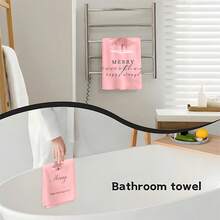 1 pièce/2 pièces/100 pièces Serviettes de cuisine et lavettes imprimées avec motif d'arbre de Noël, convient pour la décoration intérieure des restaurants, cuisines, salles de bain, décoration de fête, cadeaux de Noël