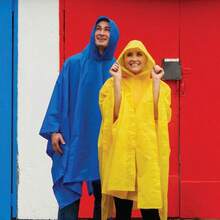 Raines by totes Adult Unisex Rain Poncho - Allá - Ver 4