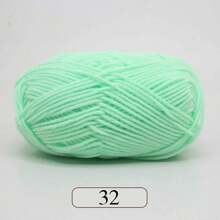 1pc 5-Ply Soft Yarn, DIY Crochet Knitting, Applicable For Crochet Knitting Bags, Scarves, Hats, Sweaters, Dolls