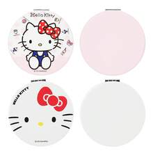 Miniso Hello Kitty 經典雙面折疊口袋鏡 - 圓形、紅色波點蝴蝶結、高清晰度鏡面、輕巧便攜，外出必備 (1件) - 粉紅白色 - 查看 11