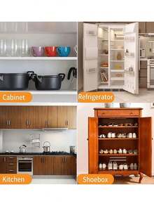 1 rollo de revestimiento antideslizante para cajones, alfombrilla impermeable para refrigerador, revestimiento de cajón recortable, alfombrilla de escritorio de EVA sin adhesivo, a prueba de aceite, impermeable, resistente a las manchas, lavable para cocina, gabinete, baño escolar, oficina, hogar, viaje, decoración del Día de la Madre para cajones