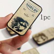 1 个复古火柴盒 - 古棕色和金色复古设计，翻盖，无需电源 - 桌面装饰，打火机 - 老年人、收藏家、男士和女士的理想礼物 - 生日、圣诞节、周年纪念 - 耐用金属结构（不含火柴） - 怀旧家居或办公室装饰，经典美学，坚固结构，新奇物品