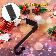 圣诞节新款壁炉架袜架挂钩，防滑壁炉圣诞袜架，圣诞节用品 - 彩色 - 查看 13