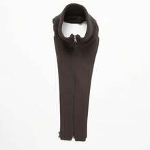 Men's Wool Blend Jacket Single Breasted Slim Fit Thick Winter Windproof Pea Coat With Removable Scarfhalloween - 69-cà phê - Xem 7