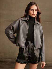 Women's Jacket Four Seasons Elegant Fashion Simple With Pockets