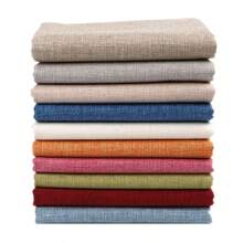 Linen Thickened Solid Color Fabric Autumn And Winter Dustproof Cloth Canvas Sofa Background Cloth Linen Cloth Fabric