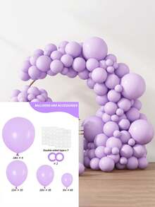 1 套粉色气球（138 个）各种尺寸，马卡龙粉色氢气球，非常适合情人节、生日、婚礼、周年纪念、迎婴派对、花环/拱门派对装饰、圣诞节