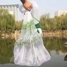 Red de Pesca, Atarraya Abre 6 Metros, Red de Pesca de Agua Salada para Pescado de Cebo, Casi 4.5kg Plomo, Red de Tiro de Peces de Nylon, Red de Fundición Plegable para Trampa de Cebo - 1 - Ver 7