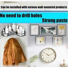 Ganchos adhesivos para pared sin tornillos, soportes de montaje en pared adhesivos y sin taladrar, pegatinas de marco de fotos de acrílico - Multicolor - Ver 12