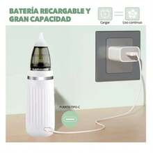 ASPIRADOR 2 EN 1.  NASAL Y OIDO/ ASPIRADOR NASAL ELECTRICO INFANTIL SACA MOCOS LIMPIADOR/ IRRIGADOR NASAL ELÉCTRICO, SACA MOCOS PARA 3 CABEZALES. DE FACIL USO, PRACTICO PARA EL HOGAR. UTENCILIO PARA LIMOIEZA NASAL IDEAL PARA NIÑOS Y ADULTOS. - Blanco - Ver 5
