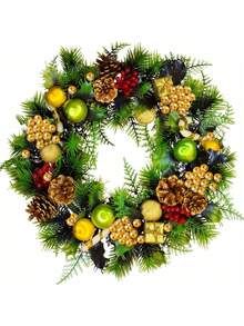 50/100PCS Artificial Holly Berries, Mini 10 Mm Fake Berries Decor On Wire For Decorations Flower Wreath DIY Craft Use,Balcony Decor, Porch Decor, Fall Room Decor, Outdoor Decorations, Kitchen Accessories, Back To School, Bathroom Accessories, University Essentials, Garden Furniture,Bridesmaid Gifts, Winter Decoration - Gold - View 6