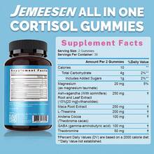 JEMEESEN Stress Relief Candy - Balance Cortisol And Emotions| Daily Calm And Rhythm Support, Breaks Stubborn Belly| Contains Ashwagandha, Maca, L-Theanine, And GABA| 60 Capsules| Delicious Berry Flavor