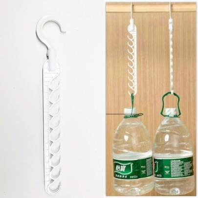 Kit 2 Cabide Extensor 9 Ganchos Articulado Giratório Vertical 35,5cm Organizador de Roupas Closet