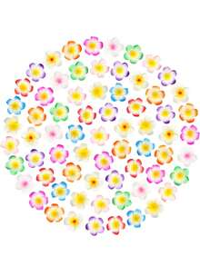 12个随机颜色芙蓉花发夹，Y2K风格发夹，夏威夷花朵发夹，动漫人物角色扮演人造花发夹，夏季鸡蛋花发夹，适合假日海滩派对、夏季热带花朵发饰、婚礼派对、送给女孩的节日礼物，发夹，发爪，发卡