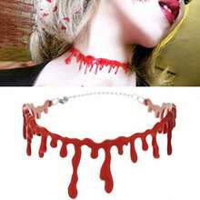 Colar de Halloween, Acessórios para Festa à Fantasia com Tema de Vampiro de Terror, Joias Fofas para Brincadeiras de Faz de Conta - Multicolorido - Ver 7