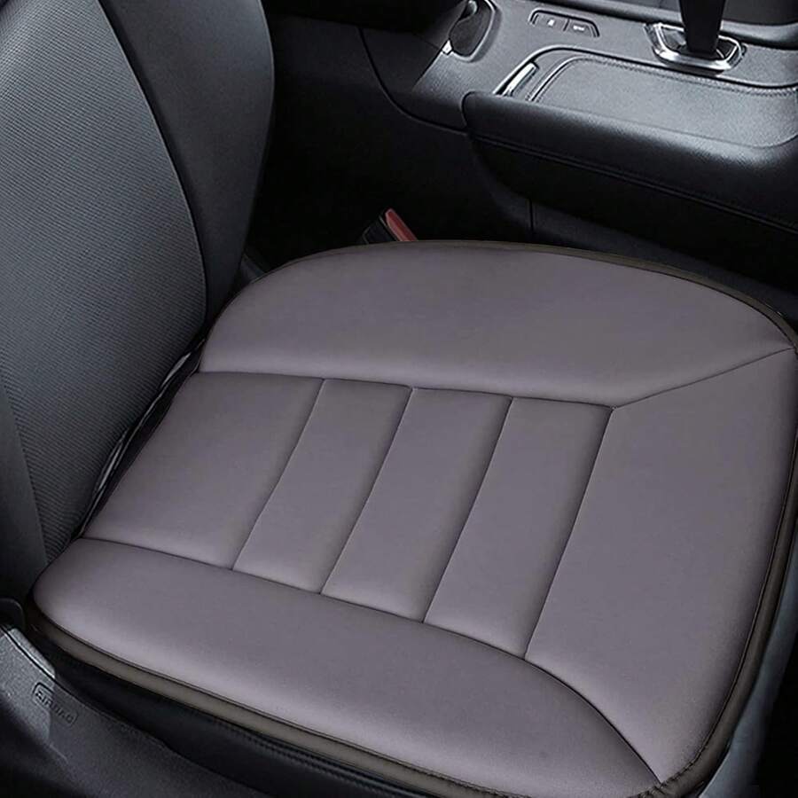 Cojín de asiento de coche Big Ant, cojín de espuma viscoelástica, cojín de espuma viscoelástica para alivio del dolor, protector de asiento cómodo para uso en coche, oficina y hogar, gris oscuro 1PC - Gris Oscuro - Ver 1
