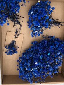 50/100/300pcs Natural Dried Baby's Breath Flowers - Elegant Preserved Baby's Breath, Suitable For Home, Office, Wedding, Christmas, Halloween Party, Handicrafts - , Maintenance-Free, Suitable For Ages 14+ (No Paper Card)