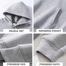 Women's Oversized Sweatshirts Graphic Vintage Hoodie Cute Los Angeles California Pullover Crewneck Fashion Outfits Queen Womens Oversized Hoodies Hoodies Workout Hoodies Novelty Hooded Sweatshirt With Pocket2025 - 灰色 - 查看 3