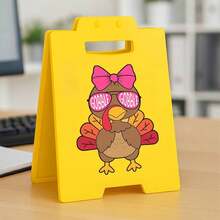 Cute Turkey Print , Thanksgiving Table Decorative Ornament