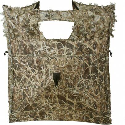 Pop Up Ground Blind For Deer Duck Turkey Hunting Portable Quick Setup Lightweight Green/Brown/Dry Grass Ground Peg Included,17406171