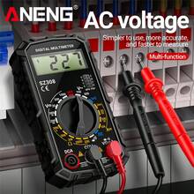 ANENG SZ308 Digital Multimeter, High Precision Electrical Maintenance Tester, Voltage Current Resistance Multifunction Meter, Battery Powered (Without Battery), ≤36V Operating Voltage, ABS Construction