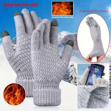 5Pairs Of Unisex Winter Warm Touchscreen Gloves - Fireproof Design, Cold Resistant Gloves For Outdoor Activities And Smartphone Use (Black/Orange/Pink), Machine Washable