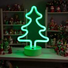 1 Stück LED Weihnachtsdekoration Tischaufsteller Weihnachtsbaum Neonlicht, batterie- oder USB-betrieben, romantisches Feenlichter für Geburtstag, Hochzeit, Party, Kinderzimmer, Schlafzimmerdekoration Weihnachtsdekoration XMAS Deko Weihnachtsbaum Geschenkdekoration Thanksgiving Hochzeitsdekoration Heimdekoration Herbstdekoration Herbstdekoration Geburtstagsdekorationen für Geschenke Partyartikel Innen- und Außenbereich Garten Feiertags-Dekor Halloween-Deko Wanddekoration Halloween-Ornamente