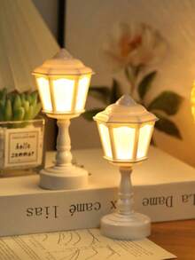 Retro European Mini Desk Lamp - Eye-Protecting Battery Power Desk Lamp, Mother's Day Gift Desktop Decorative Ambient Light, Used For Bedrooms, Rooms, Weddings, Home Decoration