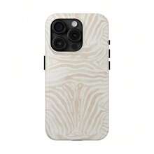 Una elegante funda para teléfono que no incluye cordón ni soporte. Funda para teléfono con estampado de cebra beige - Duradera, anti-caídas, impermeable, acabado brillante, elegante funda resistente abstracta para. - Multicolor 3 - Ver 9