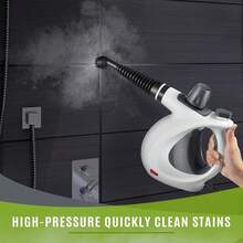 Phueut Pressurized Handheld Multi-Surface Natural Steam Cleaner With 12 Pcs Parts , Multi-Purpose Steamer Home Use, Kitchen And Car - 320白色 - 查看 4