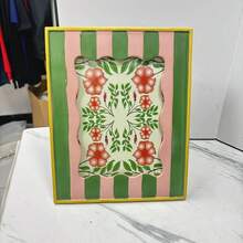 1 Peça Porta-Retrato Moderno de Resina com Design Geométrico 3D - Borda Pintada à Mão em Bloco de Cor para Decoração de Quarto, Escrivaninha, Sala de Estar e Entrada (Acento Minimalista para Casa, Exibição de Mesa, Arte de Parede Digna de Presente) (Cor Aleatória das Fotos)