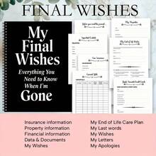 Lifetime Planning Notebook - Elegant Floral Plant Theme Journal For Final Wishes, Estate And Important Documents - Durable Polyester Paper, No Grid/Feathering, Real Estate Planning And Life Reflection Organizer, Personal Organizer | Floral Theme Notebook | Spiral Bound Notebook - 1 cái - Xem 3