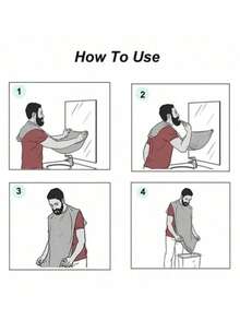 1 件 60 厘米剪发剃须围裙防水可重复使用理发美容院防护斗篷适合男女成人圣诞礼物节日派对美容造型专业家用美发师男女通用沙龙配件 - 彩色 - 查看 7