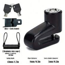 Lucchetto antifurto per freno a disco con cavo in acciaio per Mi M365 Pro 2 1S, bicicletta elettrica, bicicletta, motocicletta